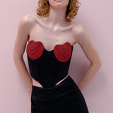 Scarlett velvet shorts