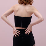 Scarlett velvet shorts