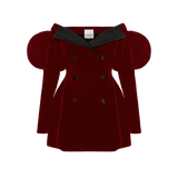 Bohemian bordeaux mini dress